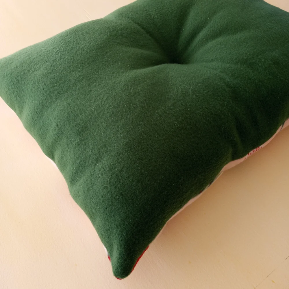 Plush Strawberry Cat Bed Dog Bed Pet Bed Handmade